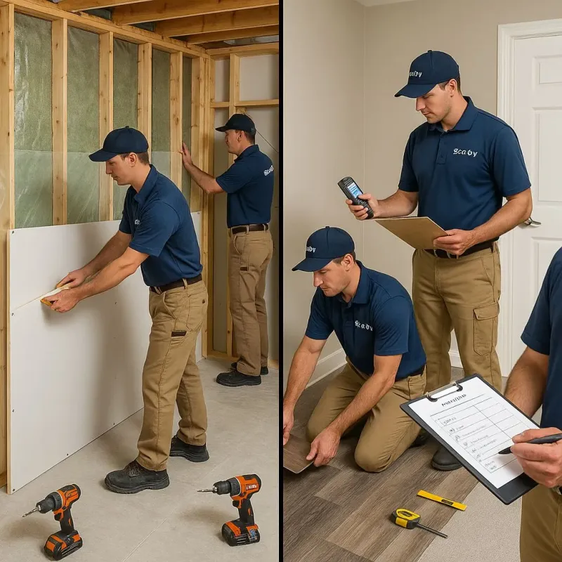 Repairs and Reconstruction process in McGuire AFB, NJ